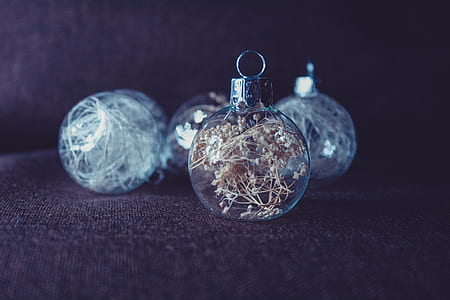 several assorted-color Christmas baubles thumbnail