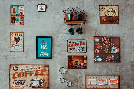 assorted coffee wall signages thumbnail