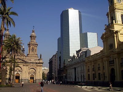 city building under blue sky thumbnail