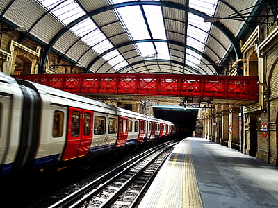 bridge, train, metal, public transportation thumbnail