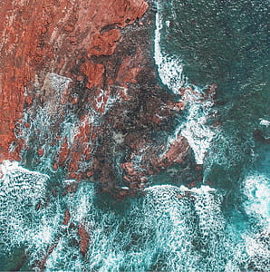 aerial photography of sea thumbnail