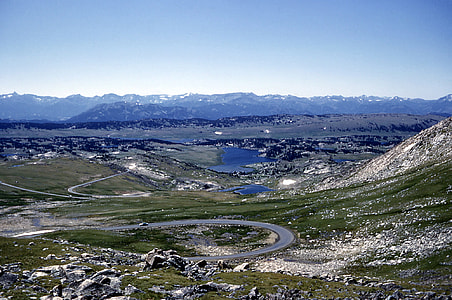 Beartooth Highway through the Mountains in Red Lodge, Montana thumbnail
