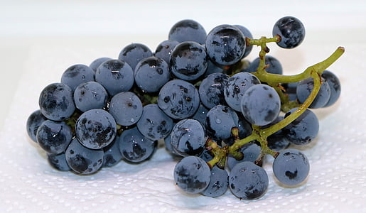 purple grapes on white paper towel thumbnail