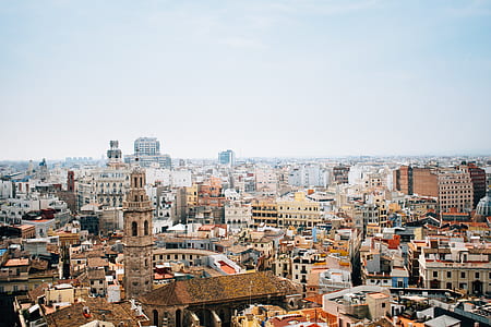 aerial photography of concrete buildings thumbnail