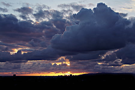 land under cloudy sky thumbnail