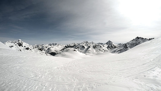 landscape photography of snowy mountains during daytime thumbnail