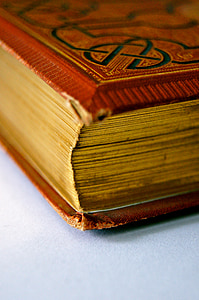 closeup photo of hard-bound book thumbnail
