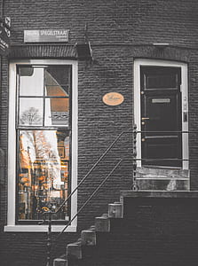 closed door beside stiars thumbnail