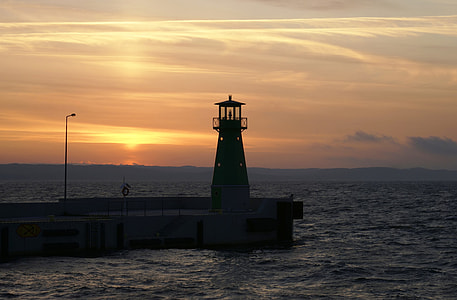 lighthouse during sunset thumbnail