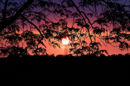 sunset over the horizon thumbnail
