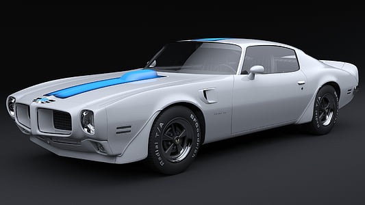 white muscle car thumbnail