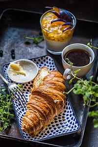 Bread On Ceramic Plate thumbnail