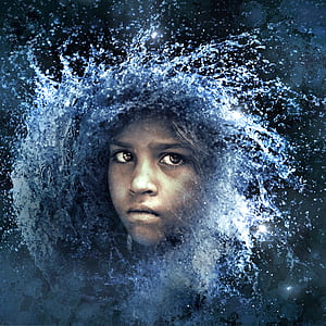 water splash photo of child thumbnail