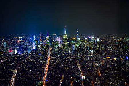 city skyline at night thumbnail