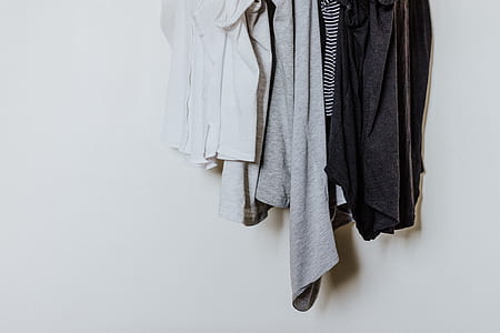 hanging clothes on wall thumbnail