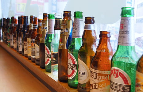 view of empty drinking bottles thumbnail