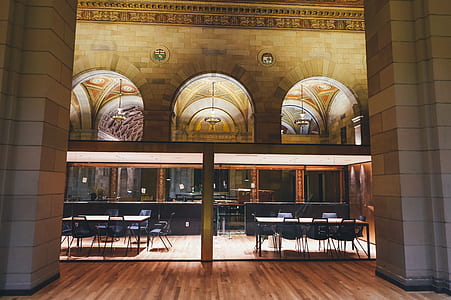 brown and beige concrete building interior at daytime thumbnail