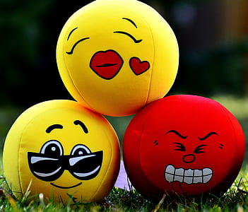 three emoji plush toys thumbnail