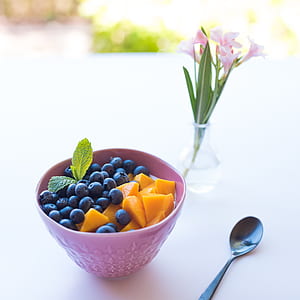 raspberry salad in bowl thumbnail
