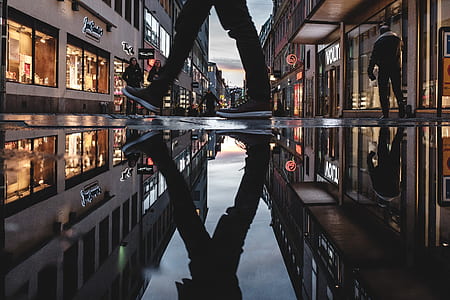 road covered with water thumbnail