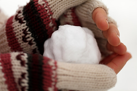 person holding snowball thumbnail