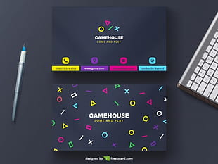 Creative Game Business Card eps file
