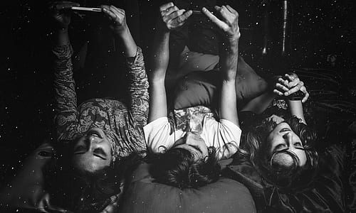 grayscale photo of a group of women thumbnail