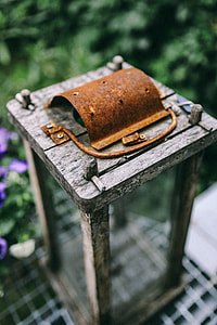 Old wooden lantern thumbnail