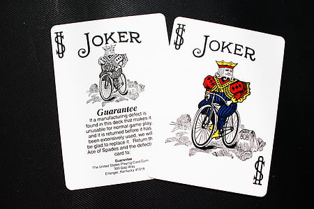 two Joker playing cards thumbnail