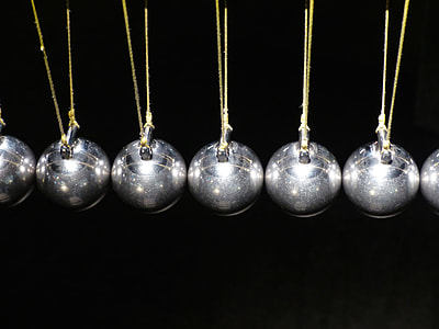 grey Christmas baubles thumbnail