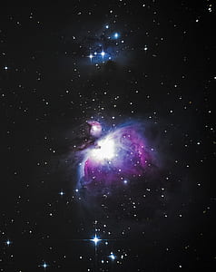 white and purple constellation photography during nighttime thumbnail