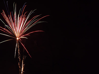 fireworks at nighttime clip art thumbnail