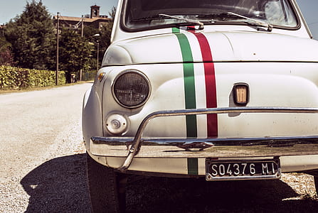 white car parked thumbnail