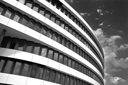 grayscale photography of building thumbnail