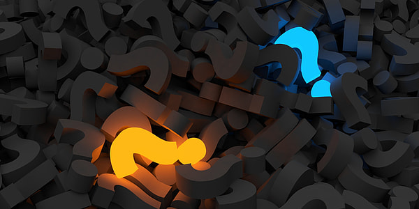 two glowing question marks thumbnail