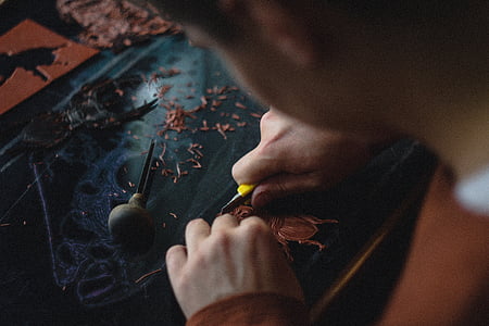person making bug artwork thumbnail