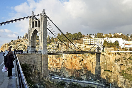 Suspension Bridge in Constantine, Algeria thumbnail