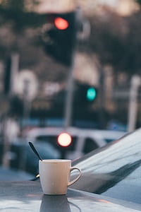 selective focus photography of mug with spoon thumbnail