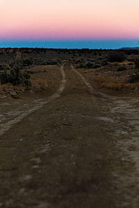 landscape photo of street during golden hour thumbnail