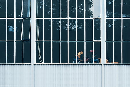 clear glass window with white frames thumbnail