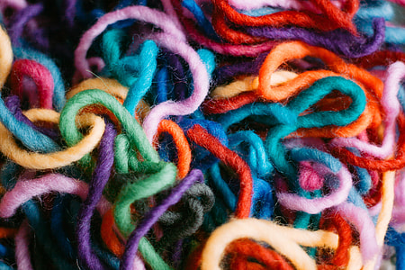 Colorful felt fabric thumbnail