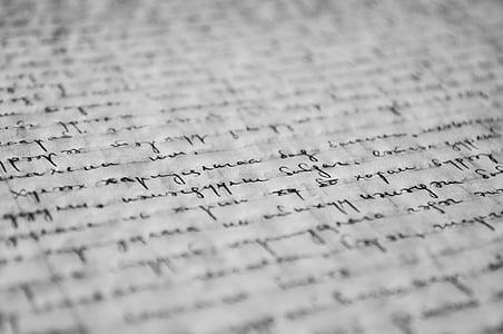 hand written text on paper thumbnail