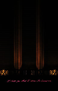 dark, night, building, pink thumbnail