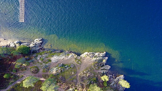 aerial photography of island thumbnail
