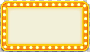 Incandescent light bulb Neon lamp Lighting, Orange neon signs, gold and yellow neon signage frame PNG clipart