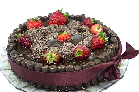 red strawbeeries on plate thumbnail