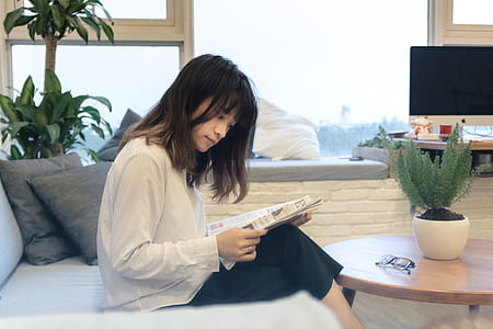 person, woman, girl, plants thumbnail