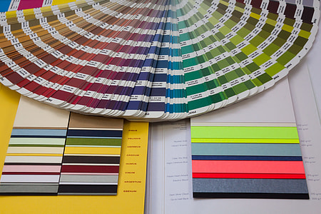 color labeled cards on white printer paper thumbnail