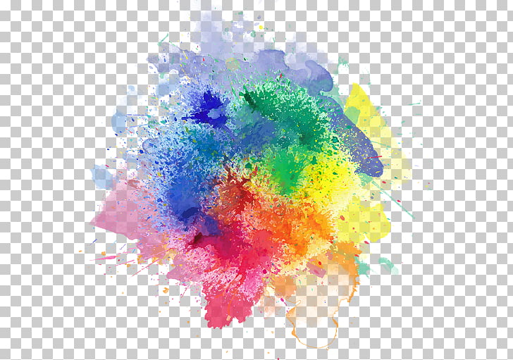 Color Smoke Computer Icons , color splash, abstract painting PNG clipart