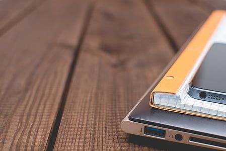 gray, orange, device, table thumbnail
